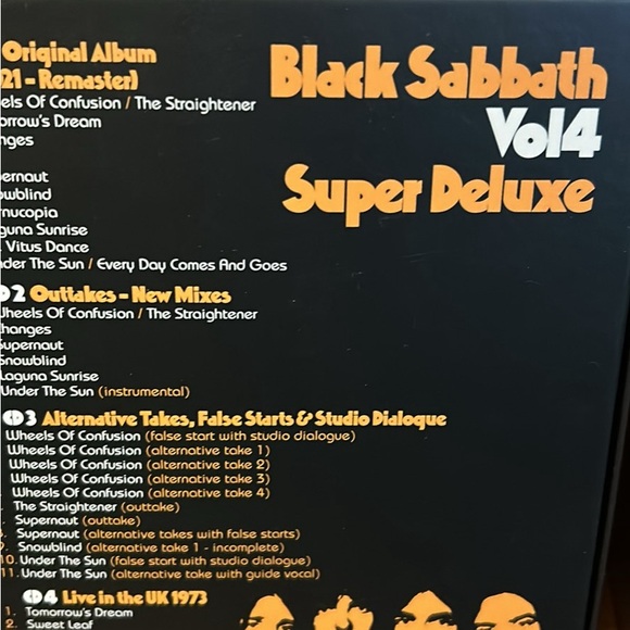 . Black Sabbath Super Deluxe Vol.4 - Picture 2 of 2